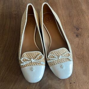 Tory Burch burlap flats